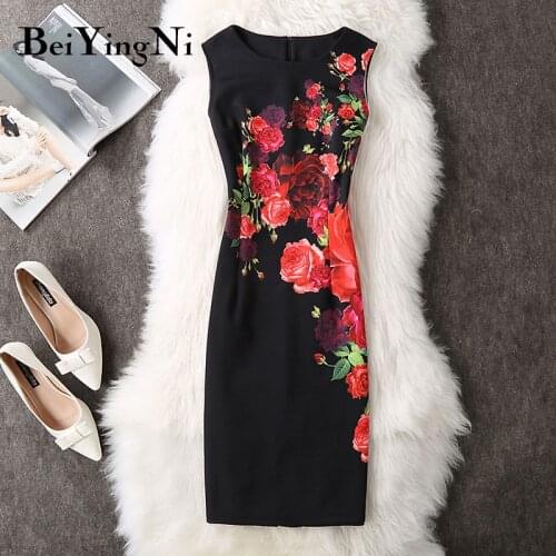 BEIYINGNI Office Summer Dresses