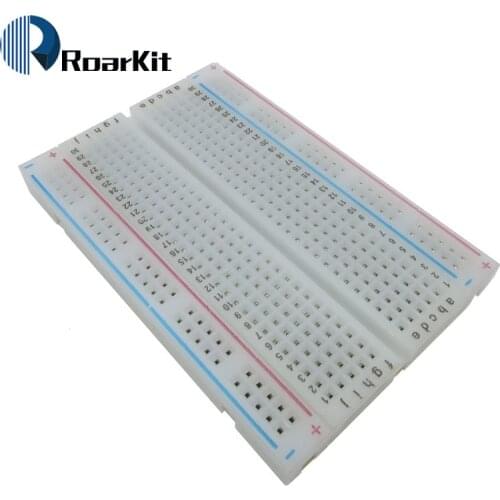 Free Shipping! 5pcs/lot Quality 400 point mini bread board / breadboard 8.5CM x 5.5CM 400 holes for arduino