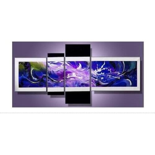 Free Shipping !!! Handmade Modern Canvas Oil Painting Wall Art ,Free Shipping Worldwide