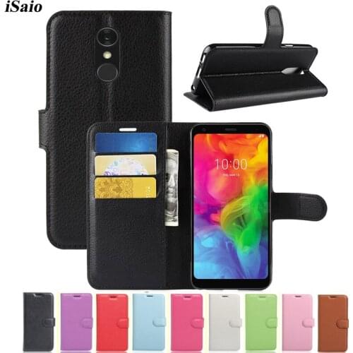 For LG Q7 Q Stylo 4 Q Stylus Wallet Case Flip Leather Cover For LG Aristo 2 Phone Case Luxury TPU Back Cover Stand Card Holders