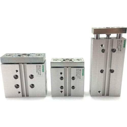 DFM-12-10,20,25,30,40,50,75,100-P-A-GF DFM-12-10,20,25,30,40,50,80,100-P-A-KF YIYUN Pneumatic component Guided drives DFM Series