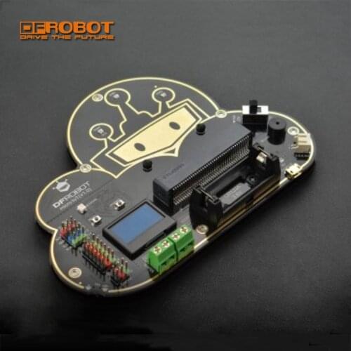 DFRobot micro micro:bit IoT Expansion Board with OLED screen 2 way motor drive Servo WiFi buzzer Support makecode mind+ python