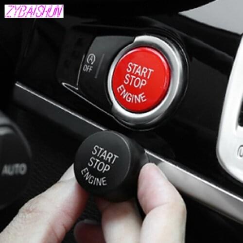 Red/ black/ blue/start Engine stop button Cover for BMW 1 2 3 5 6 7 series X1 X3 X5 X6