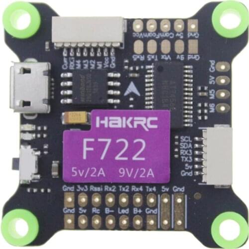 HAKRC F722 Flight Control Integrated 5V 9V Dual BEC Built-in OSD Controller 3-9S for RC Racer Drone FPV Quadcopter DIY Aircraft