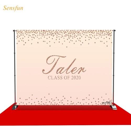 LEVOO Photographic Backdrop Class 2020 Graduation Dots Photography Background Photocall Photo Studio Shoot Props Photophone