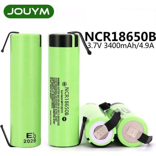 2021 New Original NCR18650B 3.7 v 3400mah 18650 Lithium Rechargeable Battery Welding Nickel Sheet batteries