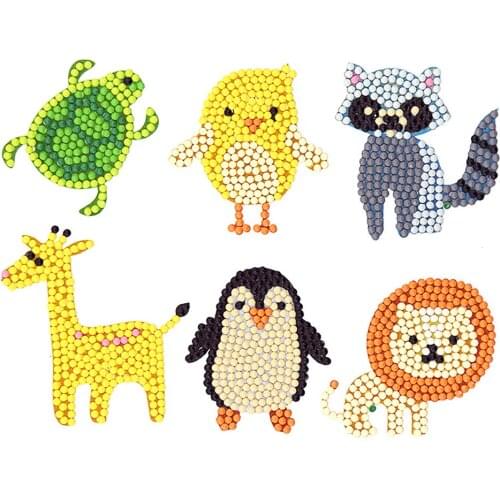 Children 5D DIY Diamond Painting Mosaic Sticker Set Digital Embroidery Diamond Art Mosaic Diamond Painting Kit Crafts Gifts