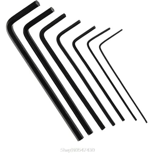 New 7Pcs 0.7mm-3mm Mini Hexagon Hex Allen Key Set Wrench Screwdriver Tool Kit O05 20 Dropship
