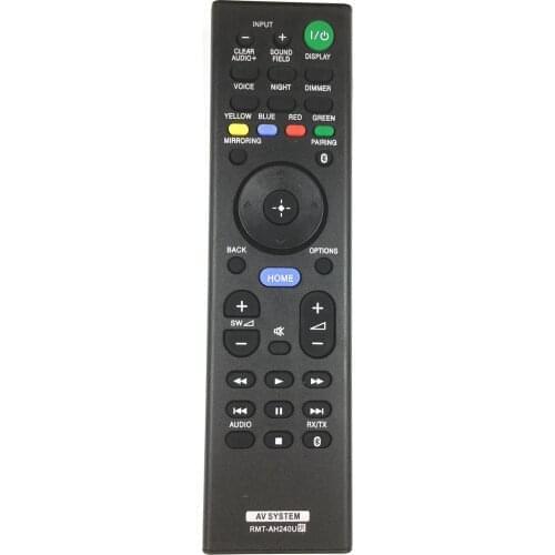 New Remote control RMT-AH240U For Sony AV SYSTEM HT-CT790 HT-NT5 HT-XT2 SA-CT790 SA-NT5 RMTAH240U