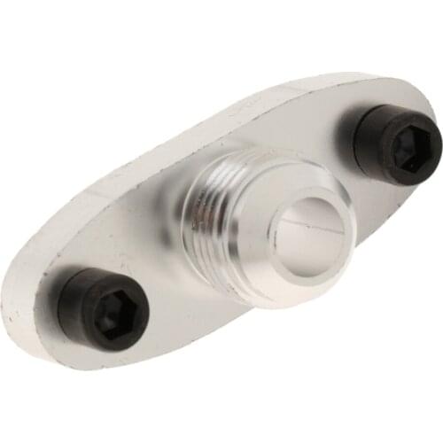 Durable Turbo Oil Feed Inlet Flange Gasket Adapter Kit 10 AN Fitting T3 T4