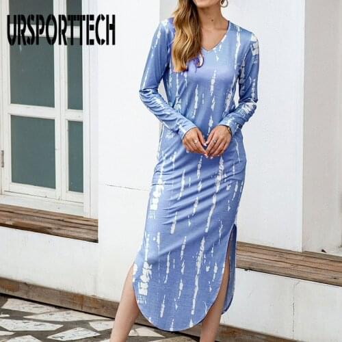 Clearance Price Autumn Winter Long Sexy Women Dress V Neck Long Sleeve Dresses Vestidos Slim Robe Elegant Office Ladies Dresses