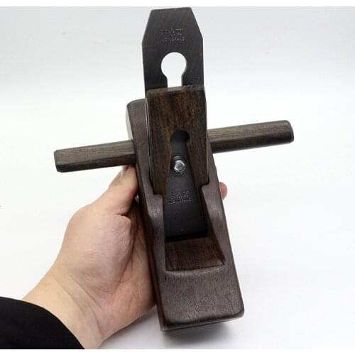 Hand Planer 180mm Ebony Wood Planing Tools Polished Edge Trimmer With Handle Hardware Tools Woodworking Craftsman Tools