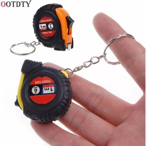Mini 1m Retractable Tape Measure Ruler Portable Pull Ruler Keychain Retractable Ruler Heart-shaped Tape Measure