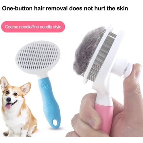Pet Self-Cleaning Comb Teddy Golden Retriever Brush Brush Garden Needle Brush Cat Combing Dog Combing Artifact