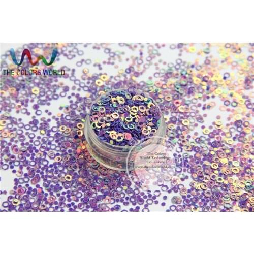 LJ4-2 Amazing Hexagon shape sequins for nail Art or DIY decoration