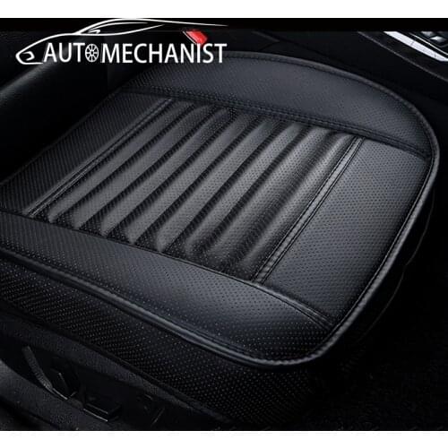 Universal Car Seat Covers PU Leather Car Seat Protector Mat Auto Front Seats Cushion Automobiles Interior Protection Accessories