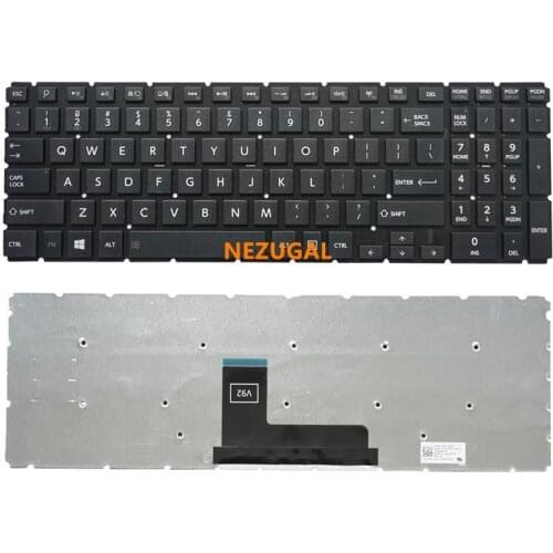US keyboard for Toshiba Satellite L50-B L55-B L55DT-B S50-B S55-B English Laptop Keyboard black