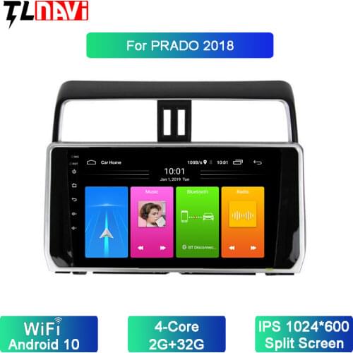 Car Radio Multimedia no 2 din android Video Player Navigation GPS For Toyota LAND CRUISER PRADO 2017