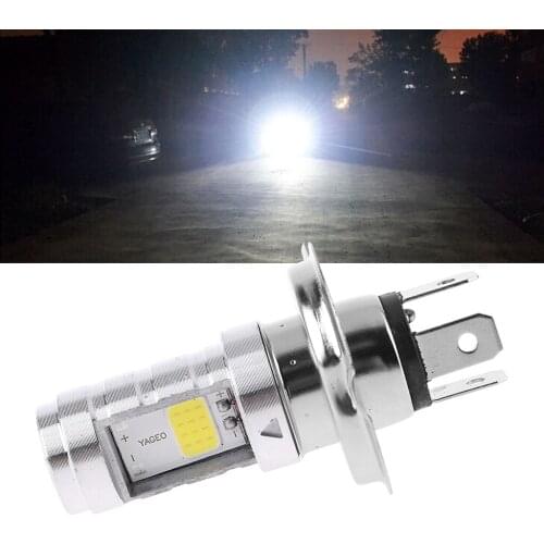 15W H4 Motorcycle Bulb LED Lamp Hi/Lo Beam Headlight Front Light For Honda Kawasaki