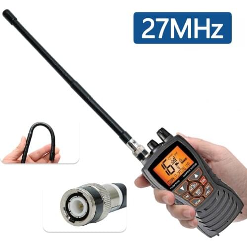 27MHz Antenna CB Radio Antenna Soft Whip Magnetic Base with 4 meters feeder Cable for Midland Uniden Portable Handheld CB Radio