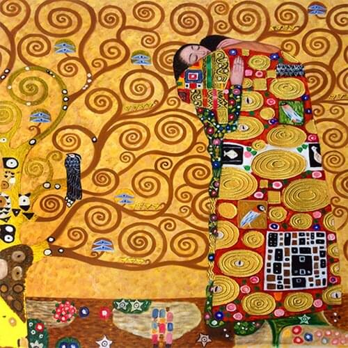 5D Diamond Painting Mosaic Portrait Gustav Klimt Diy Diamond Embroidery Cross Stitch Wall Art Poster Gift Parlor Home Decor
