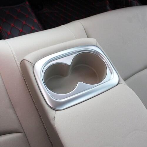 Car Cup Holder Cover Trim Rear armrest water cup slot sticker for for Honda CIVIC 2016 2017 2018 2019 2020 Accessories styling