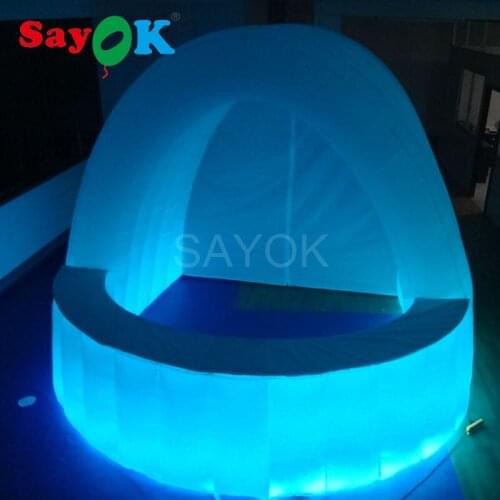 Free shipping Led Light Inflatable Bar/Inflatable Bar Counter/Inflatable led bar tent for Wedding Party Decoration