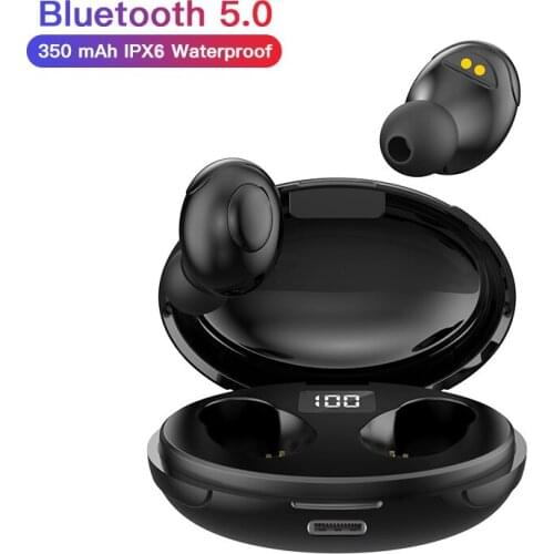 New Bluetooth Wireless Earphone Multicolor Type-c V5.0 Wireless Earplugs With LED Charging Compartment For Xiaomi For Iphone
