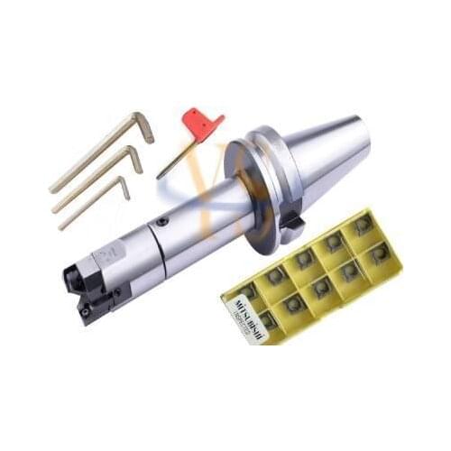 BT30-LBK2-80L-M12 Arbor RBH 25-33mm High precision Twin-bit Rough Boring Head used for deep holes+10pcs CCMT060204 inserts