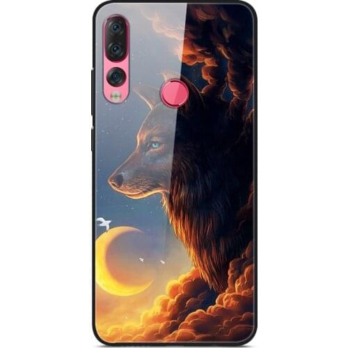 For Lenovo Z5S Phone Case Tempered Glass Case Phone Cover Fitness Back Bumper Series 3