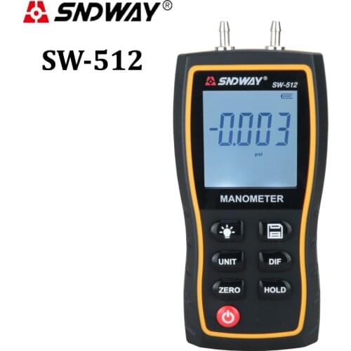 Digital Manometer Air Pressure gauge 11 Unit Vacuum Pressure Gauges differential natural gas pressure gauge meter measurement