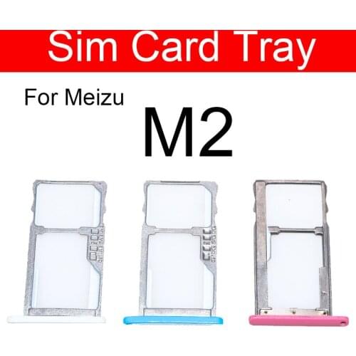 SIM Card Tray Holder For Meizu M2 M2 Mini M2mini M578CA Micro SD Sim Card Reader Slot Socket Replacement Repair Parts