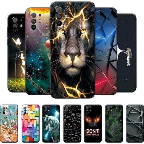 For OPPO A94 Case 5G Fundas on OPPO A94 5G Silicone Protective Phone Case For OPPO A94 5G Soft TPU Cover For OPPO A94 5G Animal