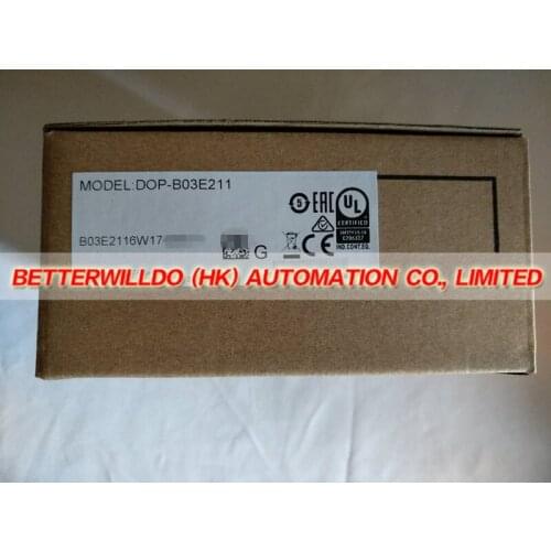 DOP-B03E211 NEW IN BOX 4.3'' 480*272 TFT Ethernet USB Host 1COM HMI Human Machine Interface 1 Year Warranty