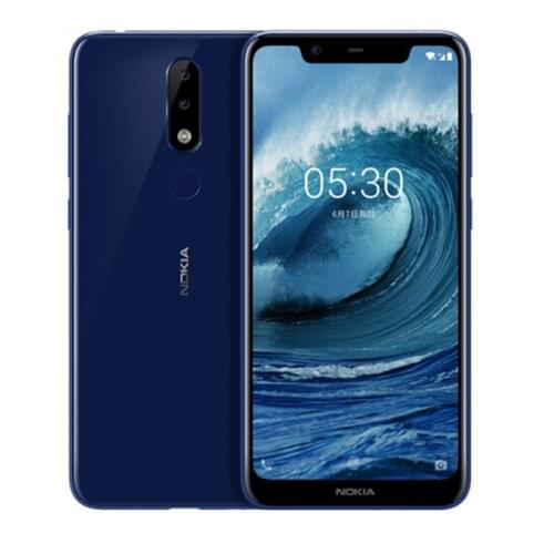 Original Unlocked Nokia 5.1Plus Mobile Phone Nokia X5 Octa-core 5.86Inches LTE 13MP Fingerprint Cellphone Dual Sim