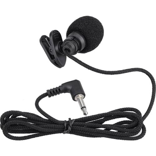 Mini Portable Clip-on Lapel Hands-free 3.5mm Jack Condenser miniphone Mic for Computer PC Laptop Loudspeaker