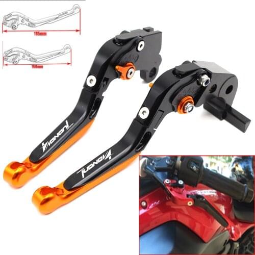 Motorcycle CNC Adjustable Foldable brake Clutch Levers for Aprilia TUONO V4R/Factory 2011 2012-2015 2016 with Logo(TUONO V4)