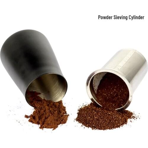 Watchget Coffee Powder Sieve Stainless Steel Sieve Powder Mesh Coffee Flour Filter Cup Dustproof Mesh Sieve Coffee and Tea Tool