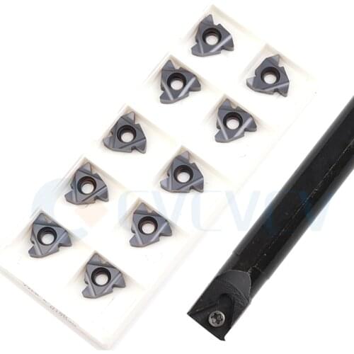 SNL0020R22 SNL0025S22 Internal Thread CNC Lathe Turning Tool Holder +10pcs 22ER 5.0 ISO Carbide Insert Cutting Smooth Processing