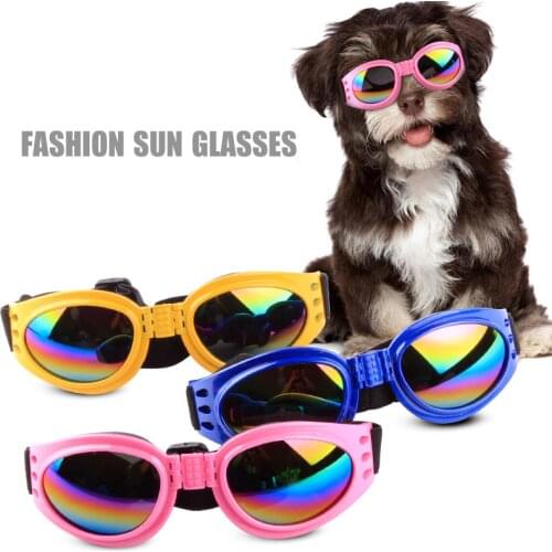 Dog glasses Collapsible Dog Sunglasses Sunglasses Windproof Sunscreen Pet Accessories Fashion Dog Glasses Pet Products 6 Color