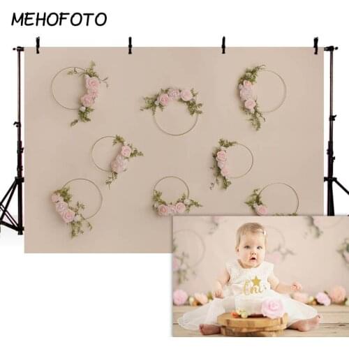 Vinyl Newborn Baby shower Floral Photography Backdrops Floral Photographic Studio Photo Background Birthday Decorations Prop