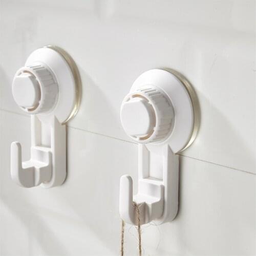 High Quality Vacuum Strong Viscose Suction Cup Hook Free Punch Bathroom Towel Hook Rack Kitchen Hook Household Wall Hook
