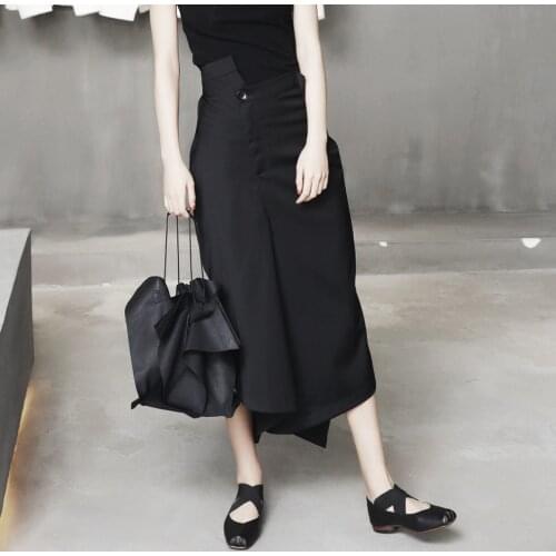 Irregular design Capri pants skirt 0910