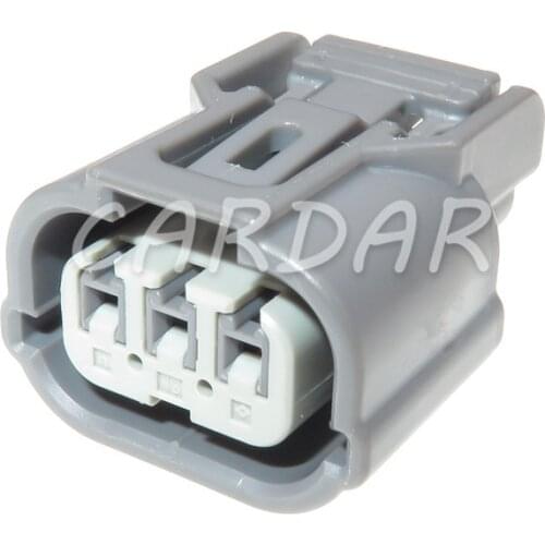 1 Set 3 Pin Automotive Connector Head Lamp Plug Light Socket 6189-0968 For Car Honda City