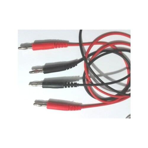 100 lot x 4mm Test Leads Plug to 4mm banana plug Patch Cable 80CM Selling