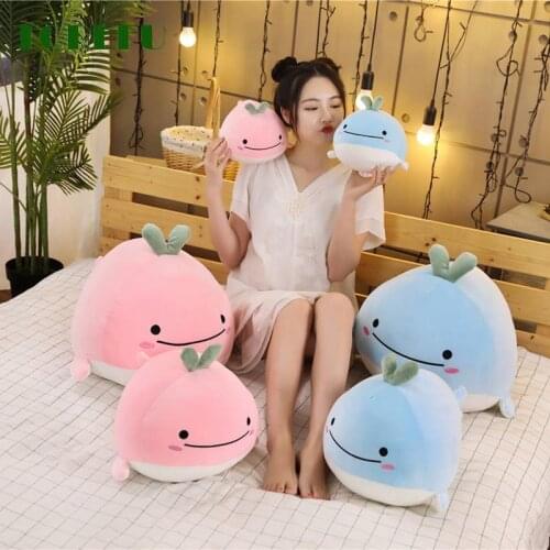 15CM Cute Down Cotton Whale Plush Toy Super Soft Dolphin Pillow Stuffed Doll High Quality Aquatic Creatures Kids Birthday Gifts