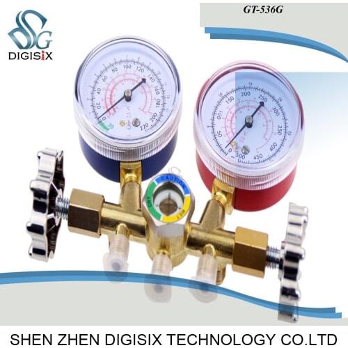 Free shipping Refrigeration Gauge SBF-T-536H for R22 R134A R407A car-condition refrigeration tools