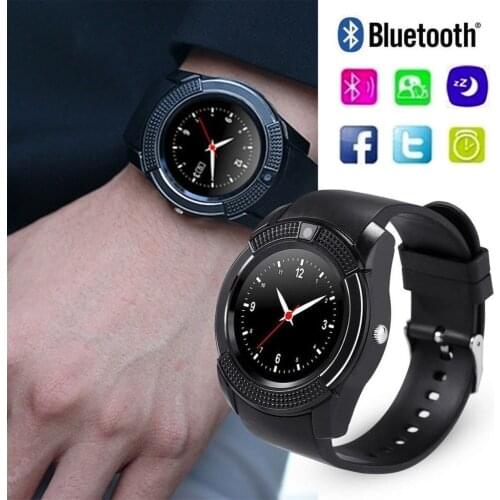 Bluetooth Watch Wrist Smart Watch Screen Touch Stopwatch Phone Mate For Android Samsung LG Alcatel Motorola Huawei Smartphones