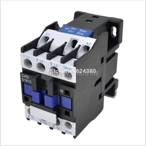 CJX2-D1810 AC 24V AC36V AC48V AC110V AC220V AC380V coil, Motor starter, Relay 3-Phase tiang Ui 660 V engan 32A
