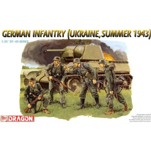 DRAGON 6153 1/35 German Infantry (Ukraine, Summer 1943) - Scale model Kit